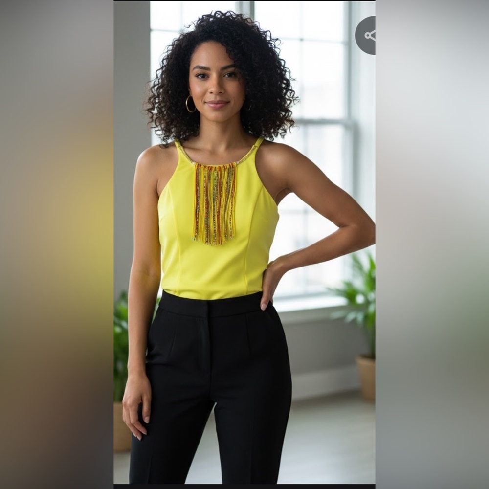 NWOT XOXO Vibrant Yellow Garment